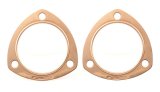 Mr. Gasket CopperSeal Collector Gaskets 7177C Gaskets, CopperSeal, 3-Hole, 3 in. Inside Diameter, Pair thumbnail 2