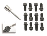 Mr. Gasket Header Bolts 3420G Fasteners, Bolts, Allen Head, Steel, Black Oxide, 3/8 in.-16, .750 in. UHL, Set of 12 thumbnail 1