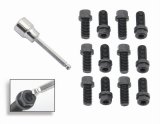Mr. Gasket Header Bolts 3420G Fasteners, Bolts, Allen Head, Steel, Black Oxide, 3/8 in.-16, .750 in. UHL, Set of 12 thumbnail 2
