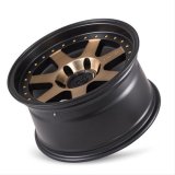 Mayhem Prodigy 8300 Series Matte Black Wheels with Bronze Tint Face 17x9 Wheels, (8300) W/ 17X9 5-114.3 -6Mm 72.6Mm thumbnail 3