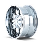Mayhem Warrior 8015 Series Chrome Wheels 20x9 MAYHEM WARRIOR CHROME 20X9 5-127/5-139.7 0MM 87MM thumbnail 2
