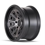 Mayhem Flat Iron 8301 Series Matte Black Wheels with Dark Tint Face 20x9 Wheels, (8301) W/ 20X9 6-135 0Mm 87.1Mm thumbnail 2