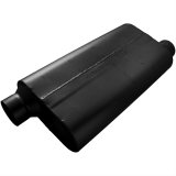Flowmaster 50 Series Big Block Steel 3.5 Inch Muffler 53553 Muffler, Series, 3 1/2 in. Inlet/3 1/2 in. Outlet, Steel, Black, Each thumbnail 1