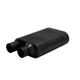 Flowmaster 80 Series Crossflow 409 Stainless Steel 2.5 Inch Muffler 842580 Muffler, Series, Crossflow, Oval, Steel, Black, Single in. Offset Inlet/Outlet, Each thumbnail 6
