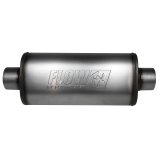 Flowmaster FlowFX 409 Stainless Steel 3.5 Inch Muffler 74151 Muffler, Series, in. Inlet/3.5 in. Outlet, Steel, Natural, Oval Body, Each thumbnail 2