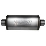 Flowmaster FlowFX 409 Stainless Steel 3.5 Inch Muffler 74151 Muffler, Series, in. Inlet/3.5 in. Outlet, Steel, Natural, Oval Body, Each thumbnail 5