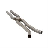 Flowmaster Scavenger X-Pipes 81109 X-Pipe, Scavenger, Exhaust, Stainless Steel, Natural, 2.5 in. Diameter, Ford, 5.0L, Each thumbnail 2