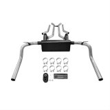 Flowmaster Stainless Steel American Thunder Exhaust Systems 817104 System, Thunder, Header-back, Dual, Steel, Split Rear Exit, Chevy, Pontiac, Kit thumbnail 1