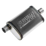 Flowmaster FlowFX 409 Stainless Steel 2.25 Inch Muffler 71225 Muffler, Series, in. Offset Inlet/2.25 in. Center Outlet, Steel, Natural, Each thumbnail 1