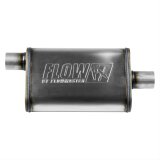 Flowmaster FlowFX 409 Stainless Steel 2.25 Inch Muffler 71225 Muffler, Series, in. Offset Inlet/2.25 in. Center Outlet, Steel, Natural, Each thumbnail 3