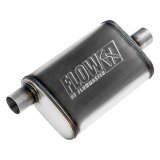 Flowmaster FlowFX 409 Stainless Steel 2.25 Inch Muffler 71225 Muffler, Series, in. Offset Inlet/2.25 in. Center Outlet, Steel, Natural, Each thumbnail 7