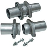 Flowmaster Ball Flange Reducer Kits 15925 Header Collector Flange, 3 in. Collector, 2.5 in. Pipe, Steel, Natural, Kit thumbnail 3