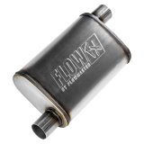 Flowmaster FlowFX 409 Stainless Steel 2.25 Inch Muffler 71235 Muffler, Series, in. Inlet/2.25 in. Outlet, Steel, Natural, Each thumbnail 5