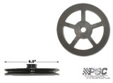 PSC Power Steering Pulleys PP2404 Pulley, CBR/TC, V-belt, 1-groove, Steel, Black, 0.8125 in. Offset, 6.000 in. O.D., Each thumbnail 1
