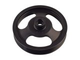 PSC Power Steering Pulleys PP2456 Pulley, 5.75 Inch, 6 Rib Serpentine, Billet Aluminum, Black, 3/4 in Bore, Press Fit, Each thumbnail 1