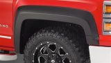 Bushwacker Extend-A-Fender Flares for 2019-2021 SILVERADO 1500, 2022 1500 LTD - 40155-02 Fender Flares, Extend-A-Fender, Front, Black, Dura-Flex Thermoplastic, Chevy, Pair thumbnail 1