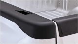 Bushwacker Ultimate Bed Rail Caps 48527 Caps, Ultimate, Smooth, Plastic, Matte Black, Stake Hole Pockets, GMC, Pair thumbnail 1