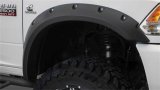 Bushwacker Max Coverage Pocket Style Fender Flares 50051-02 Flares, Style, Front, Dura-Flex Thermoplastic, Black, Dodge, Ram, Pair thumbnail 1