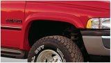 Bushwacker Extend-A-Fender Flares for 1994-2002 RAM 3500, 2500, 1994-2001 1500 - 50009-11 Fender Flares, Extend-A-Fender, Front, Black, Dura-Flex Thermoplastic, Dodge, Pair thumbnail 1