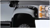 Bushwacker Cut-Out Fender Flares 20017-11 Flares, Cut-Out, Front, Black, Dura-Flex Thermoplastic, Ford, Pair thumbnail 2