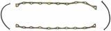 Fel-Pro Oil Pan Gaskets OS 30227 C Gasket, Multi-Piece, Cork/Rubber, DeTomaso/Ford, Lincoln, Mercury, 351C/351M/400, Each thumbnail 2