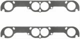 Fel-Pro Performance Exhaust Header Gasket Sets 1483 Gaskets, Header, Steel Core Laminate, Round Port, Chevy, Small Block, 18 Degree Adapter Plate, Set thumbnail 1