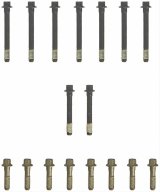 Fel-Pro Headbolt Kits ES 72856 Cylinder Head Bolts, Hex Head, Chevy, Small Block, 1-Head, Kit thumbnail 1