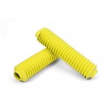 Daystar MX Fork Boots MX00058YL Boots, MX, Poly-Vinyl, Yellow, Pair thumbnail 1