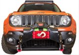 Daystar Winch Mounts KJ50004BK Mount, Bumper, Jeep Renegade Trailhawk, Fits Trailhawk Models Only, Each thumbnail 1