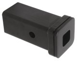 Daystar Trailer Hitch Receiver Tubing KU30001BK Silent Hitch, Silent is a poly isolator you install into your 2" receiver.then use the 1-1/4" accessory thumbnail 2