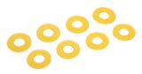 Daystar D-Ring Washers KU71074YL Washers, Polyurethane, Yellow, 3/4 in. Shackles, Set of 8 thumbnail 1