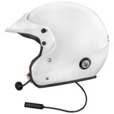 Stilo Venti Sport Plus Composite Helmets AA0132HG2T57 Helmets, Composite, White, Gloss, Snell SA2020, FIA-8859-2020, Boom Mic/Speakers, Open Face, No Graphic, Medium, Each thumbnail 4