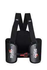 Stilo Carbon Curva Rib Protector AS0001S Vest, X-Style, Small, Fiber, Black/Natural, Adjustable, 65-84 cm Chest, Each thumbnail 1