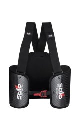 Stilo Carbon Curva Rib Protector AS0001S Vest, X-Style, Small, Fiber, Black/Natural, Adjustable, 65-84 cm Chest, Each thumbnail 3