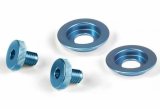 Stilo Helmet Components YA0817B Accessories, ST5 VISOR SCREW KIT - BLUE thumbnail 2