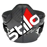 Stilo Carbon Curva 8870 Rib and Chest Protectors AS0002-S Protectors, 8870, Adjustable, Fiber, Black, White, FIA 8870, Small Plus, Each thumbnail 1
