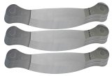 Stilo Helmet Visor Laminated Tear-offs 10252C Accessories, Tear-Offs, ST5, 2MM, Plastic, Clear, Large Tabs, 3 Packs of 10, Set thumbnail 1