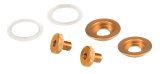 Stilo Helmet Components YA0865G Accessories, ST5 PEAK SCREW KIT/GOLD thumbnail 1