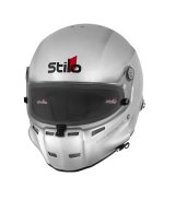Stilo ST5 GT Composite Helmets AA0700AF2T57 Helmet, Composite, Full, Matte Silver, Clear Shield, Snell SA2020/FIA 8859-2020, EPS Liner, No Graphic, Medium, Each thumbnail 3
