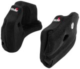 Stilo Replacement Cheek Pads YA0869MM33 Helmet Pads, KRT, 33mm, Black, Logo, Pair thumbnail 1