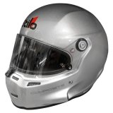 Stilo ST5 GT Composite Helmets AA0700AF2T59 Helmet, Composite, Full, Matte Silver, Clear Shield, Snell SA2020/FIA 8859-2020, EPS Liner, No Graphic, Large, Each thumbnail 4