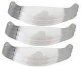 Stilo Helmet Visor Laminated Tear-offs 10259C Accessories, Tear-Offs, ST5, 2MM, Plastic, Clear, Small Tabs, 3 Packs of 10, Set thumbnail 1