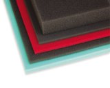 UNI Filter Bulk Foam BF-1 Air Foam, Bulk, Rectangular, Green, 12.0 in. Length, 16.0 in. Width, 0.625 in. Height, Each thumbnail 2