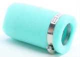 UNI Filter Clamp-On Flex Core Sock Filters UFI-U-602 Air Filter, Sock, Clamp-On, Round Flanged Style, Foam, Green, 3.25 in. o.d., 6.0 in. Length, Each thumbnail 1