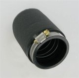 UNI Filter Clamp-On Pod Filters UFI-UP-4245 Air Filter, Round Flanged, 2.5 in. Inlet Flange Diameter, 4 in. Length, 3 in. Diameter, Black Foam Element thumbnail 1