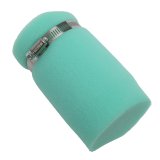 UNI Filter Clamp-On Flex Core Sock Filters UFI-U-603 Air Filter, Sock, Clamp-On, Round Flanged Style, Foam, Green, 3.25 in. o.d., 6.0 in. Length, Each thumbnail 1