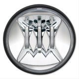 J. W. Speaker 6045 LED Fog Lights 551593 Auxiliary Lights, Model Fog, 4.5 in. Round, Black Die-Cast Aluminum Housing, Chrome Bezel, 0.75 Amps, 750 Lumens, Polycarbonate Lens, Pair thumbnail 3