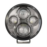 J. W. Speaker TS4000 LED Auxiliary Lights 551603 Light, ECE Light, LED, High Beam, 7 in. Round, Clear, Chrome Inner Bezel, Aluminum, 12-24 V, Pair thumbnail 1