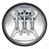 J. W. Speaker 6045 LED Fog Lights 546161 Auxiliary Light, Light, LED, 4.5 in. Round, Clear, Chrome Inner Bezel, Aluminum, 12 V, Each thumbnail 1