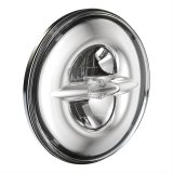 J. W. Speaker 8720 Reflector LED Headlights 552861 Powersports Headlight Assemblies, Model Reflector, Chrome Bezel, LED, Clear Lens, Aluminum Housing, Black, Each thumbnail 1